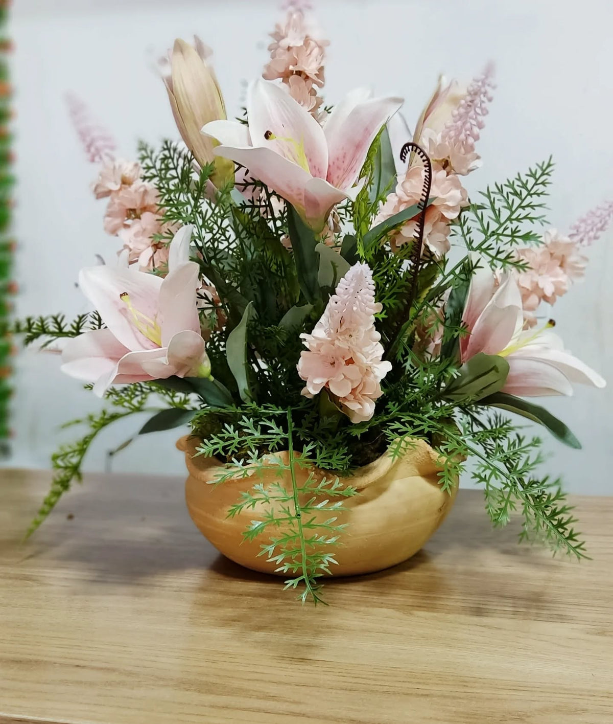 Arranjo de mesa Lírio